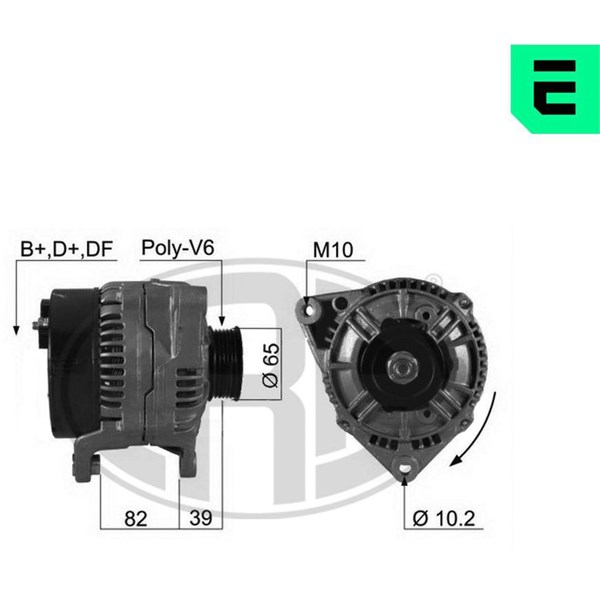 Generator 14V 120A