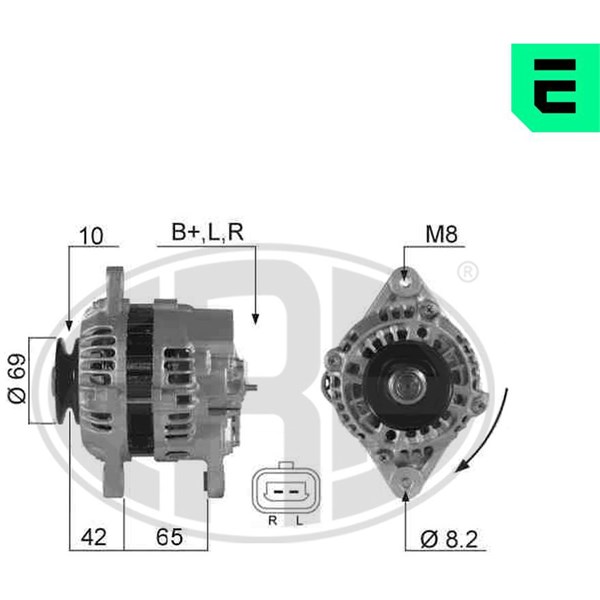 Generator 14V 70A