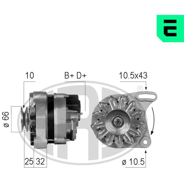 Generator 14V 55A