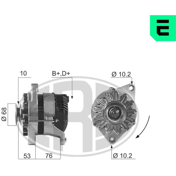 Generator 14V 55A