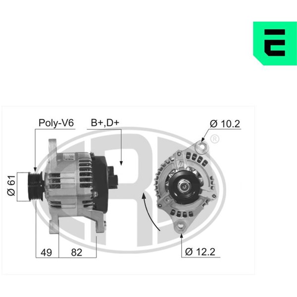 Generator 14V 85A