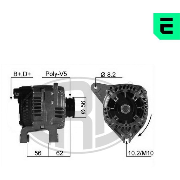 Generator 14V 70A