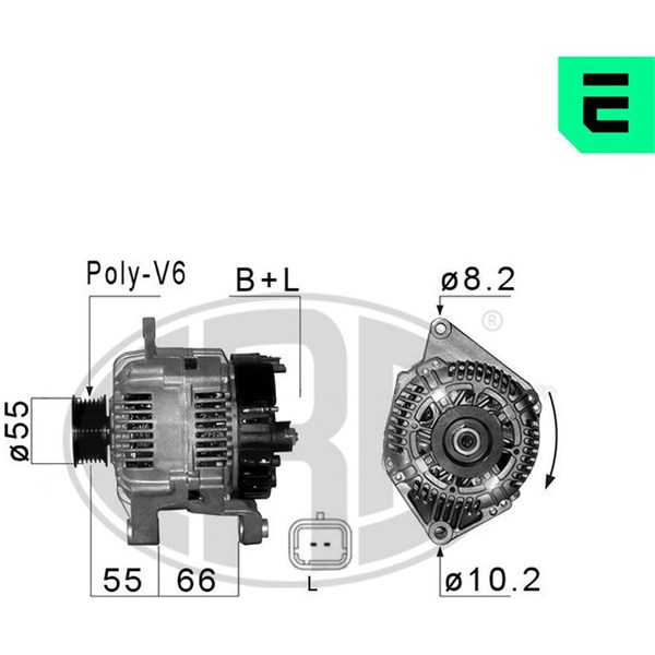Generator 14V 110A