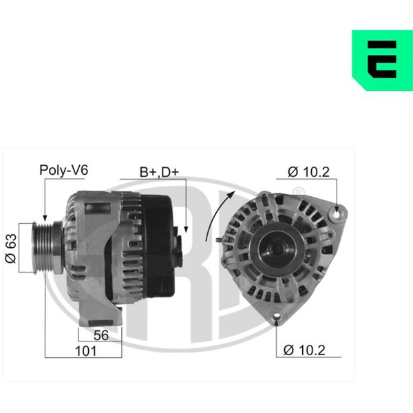 Generator 14V 120A