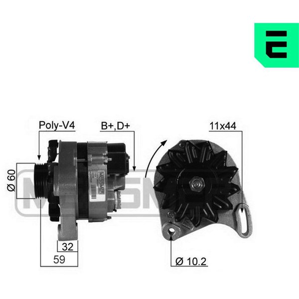 Generator 14V 65A
