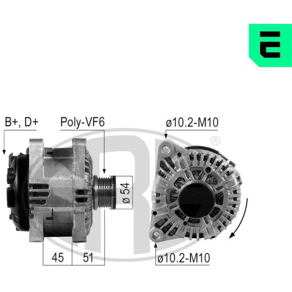Generator 14V 150A