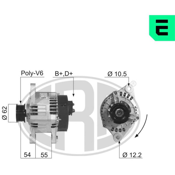 Generator 14V 100A