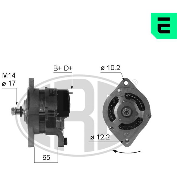 Generator 14V 65A