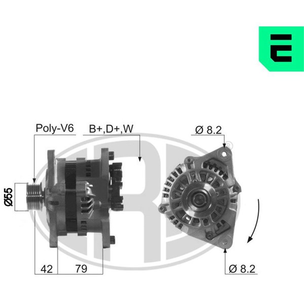 Generator 14V 70A