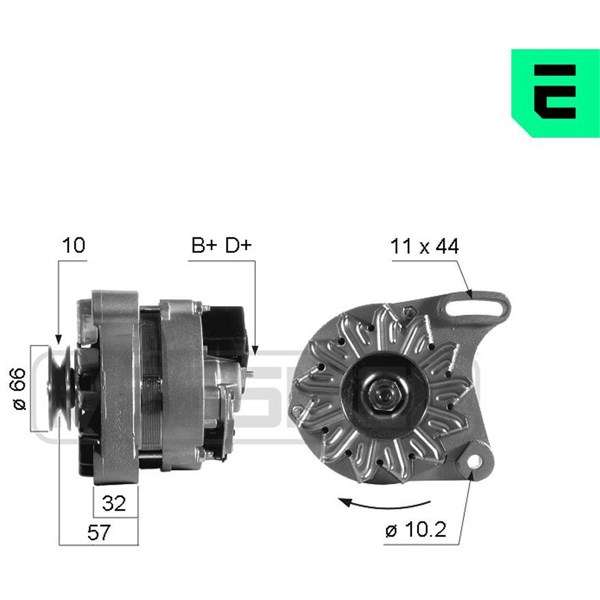 Generator 14V 45A