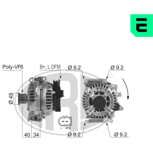 Generator 14V 200A
