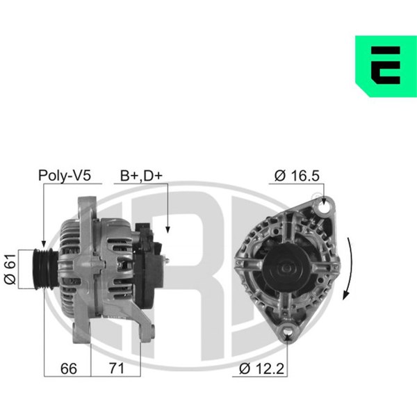 Generator 14V 105A