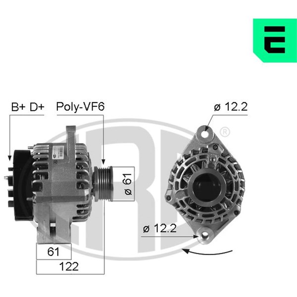 Generator 14V 120A
