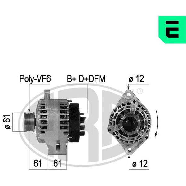 Generator 14V 130A