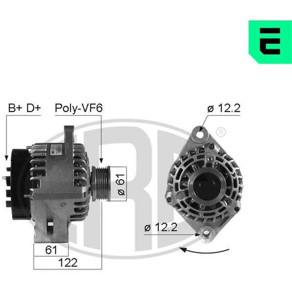 Generator 14V 105A