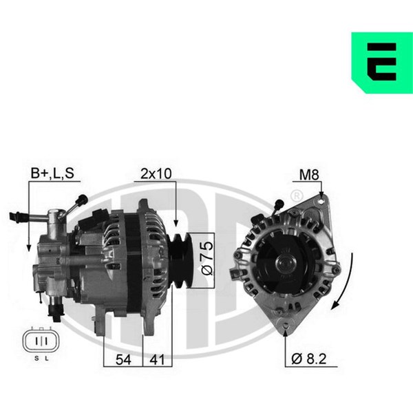 Generator 14V 75A