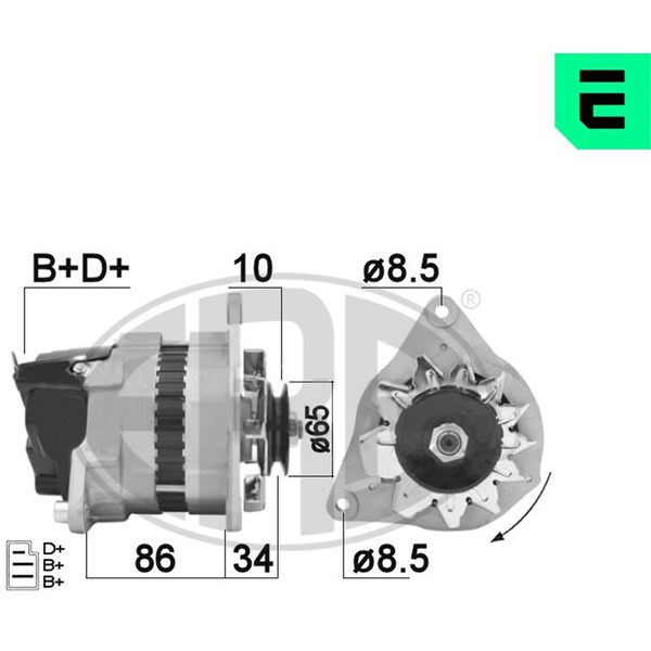 Generator 14V 34A