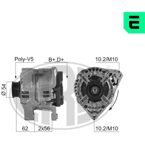 Generator 14V 120A