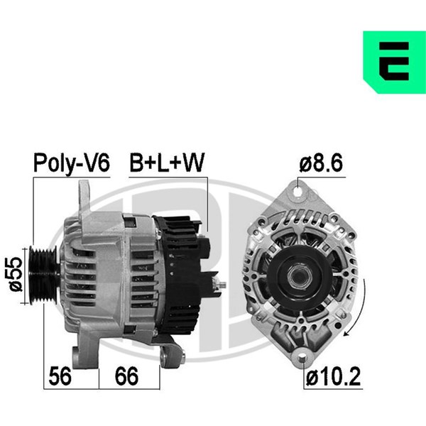 Generator 14V 90A
