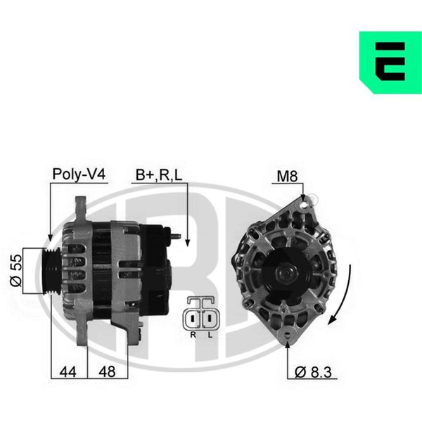 Generator 14V 70A