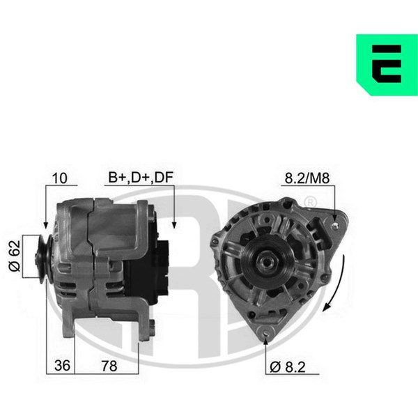 Generator 14V 70A