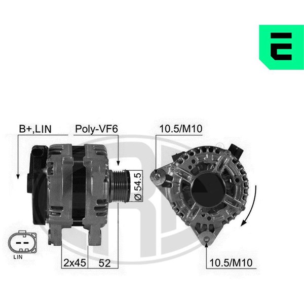 Generator 14V 150A