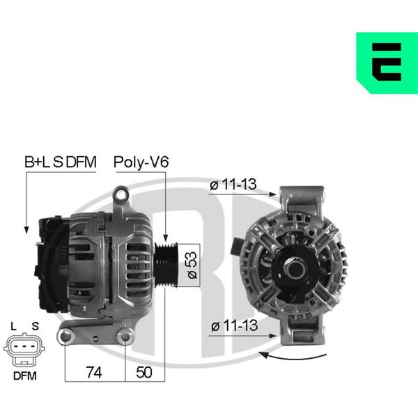 Generator 14V 105A