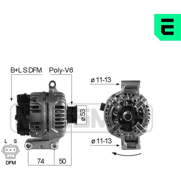 Generator 14V 105A