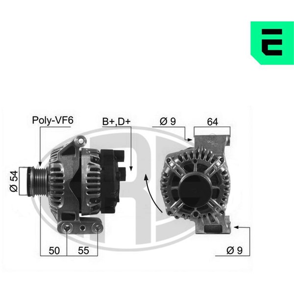 Generator 14V 90A