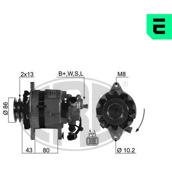 Generator 14V 70A