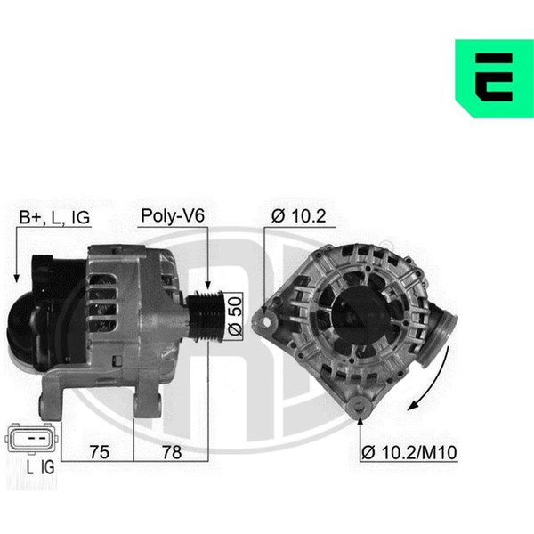 Generator 14V 120A