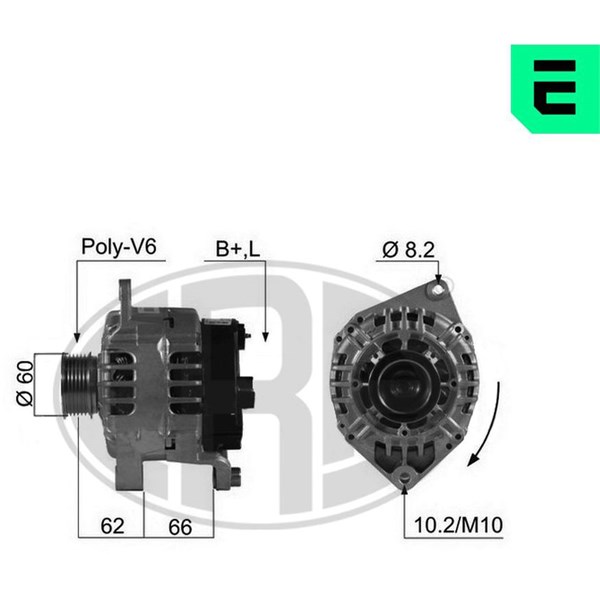 Generator 14V 120A