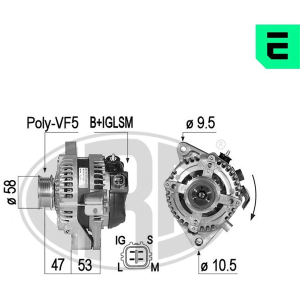 Generator 14V 130A Generator 14V 130A