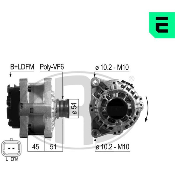 Generator 14V 97A