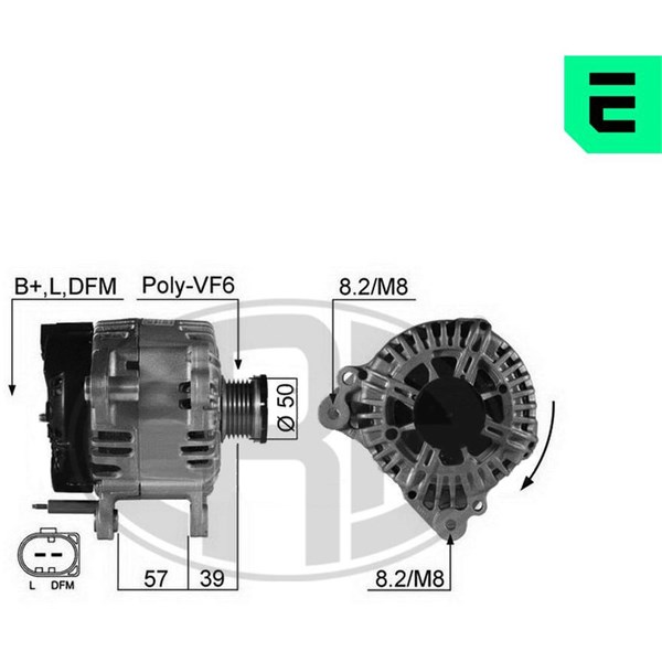 Generator 14V 140A
