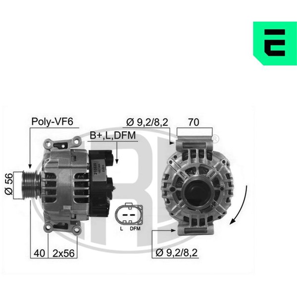 Generator 14V 140A