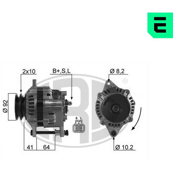 Generator 14V 80A