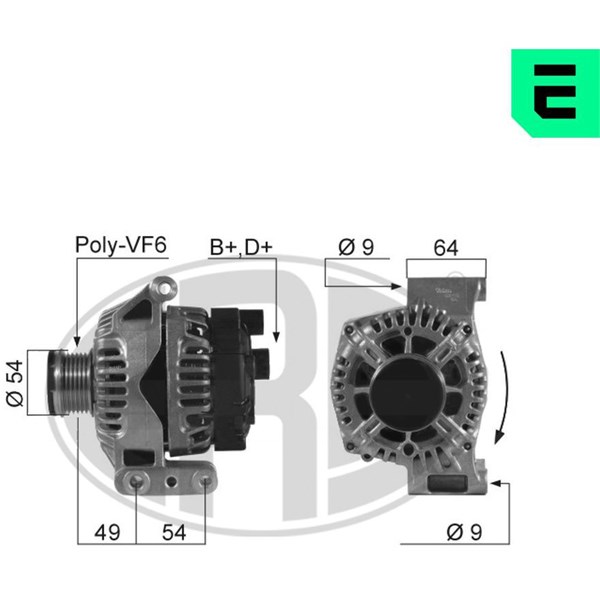 Generator 14V 105A