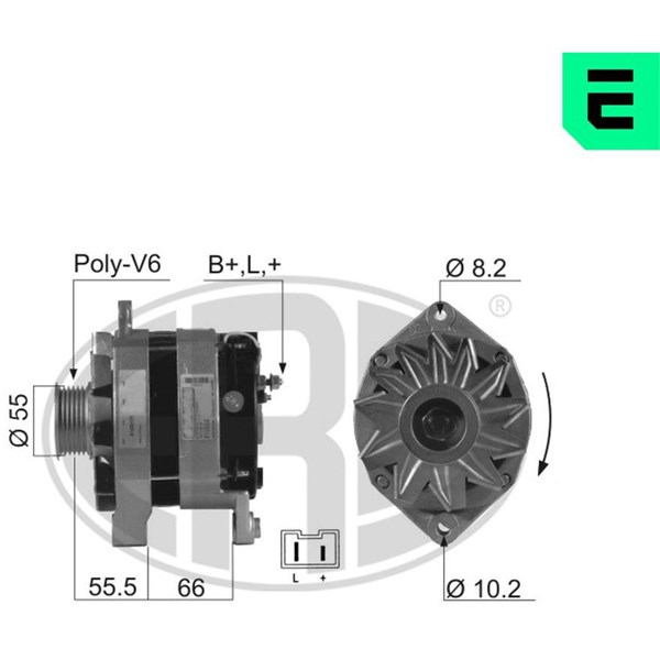 Generator 14V 90A
