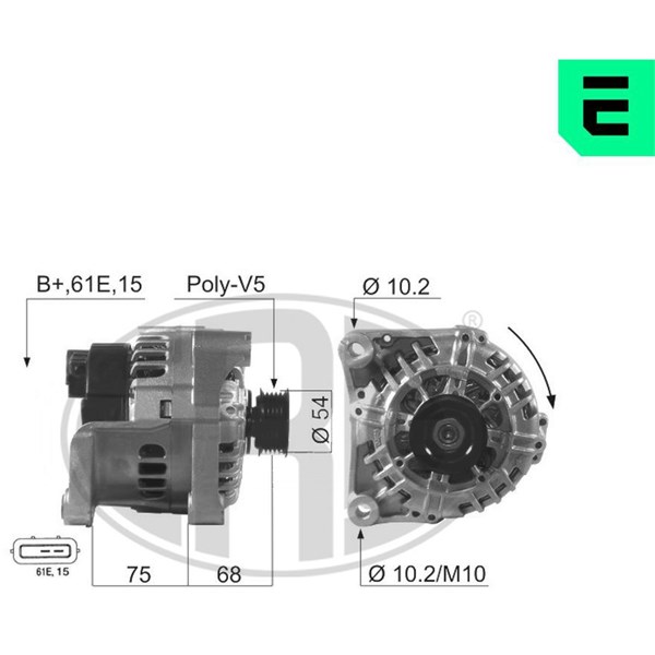 Generator 14V 100A