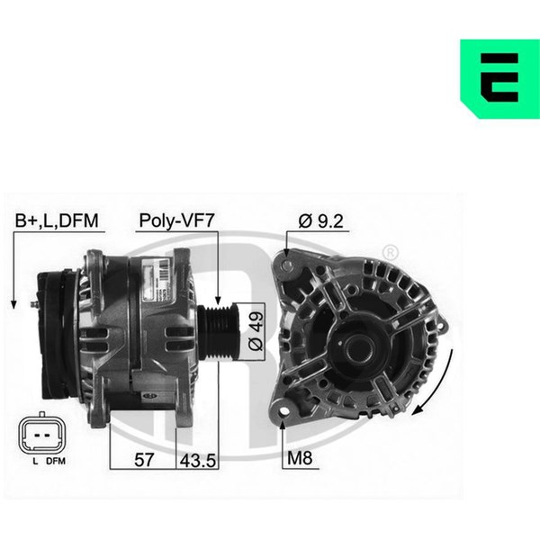 Generator 14V 150A