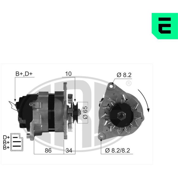 Generator 14V 43A