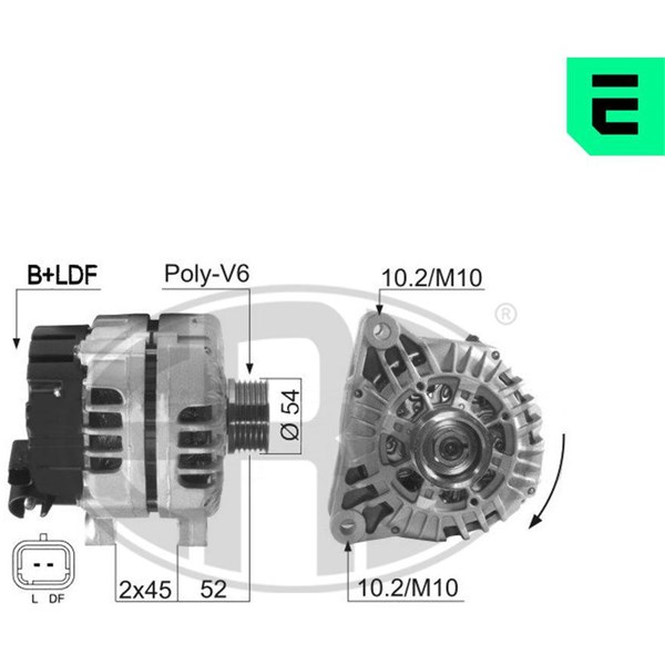 Generator 14V 120A