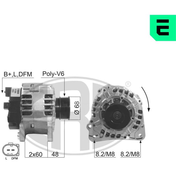 Generator 14V 120A