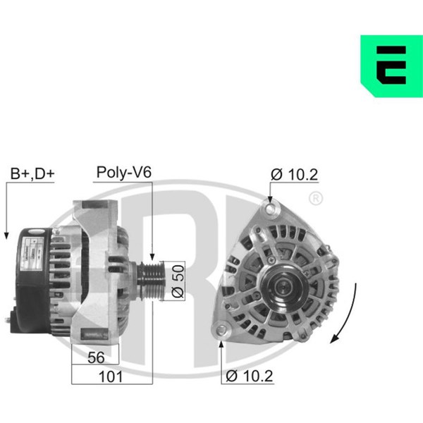 Generator 14V 115A