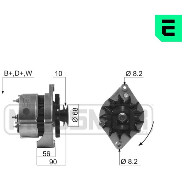 Generator 14V 70A