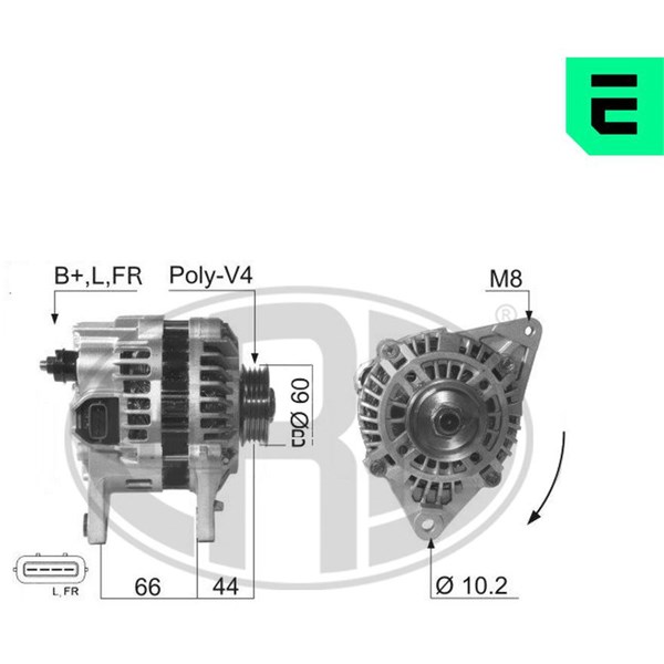 Generator 14V 85A