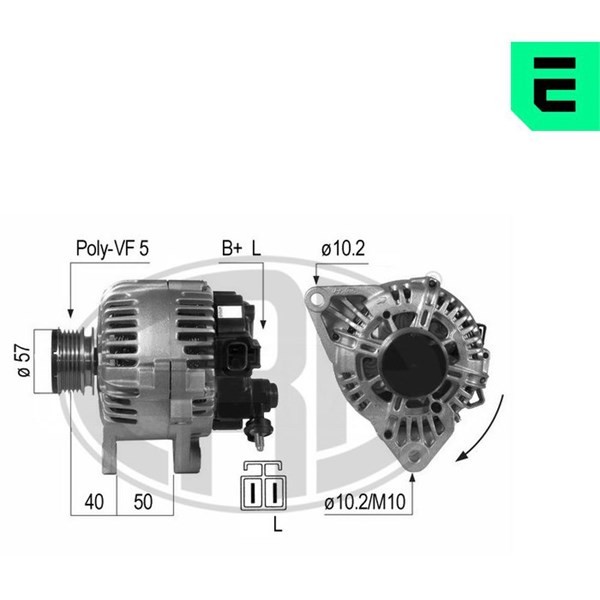 Generator 14V 120A