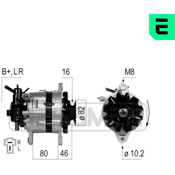 Generator 14V 60A
