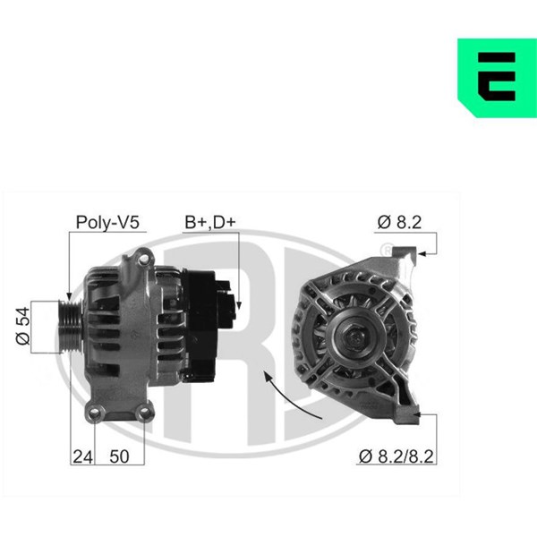 Generator 14V 70A